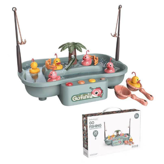 Go Duck Fishing Game, Add Water To Fish, With Light & Sounds