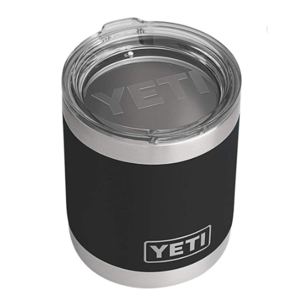 YETI Rambler 10oz Lowball, Vacuum Insulated, Stainless Steel with Standard Lid