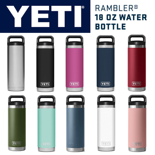 YETI RAMBLER® 18OZ STAINLESS STELL DOUBLE WALL WATER BOTTLE