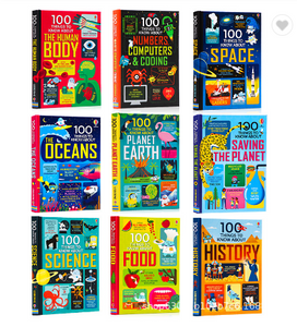 Usborne 100 Things To Know About (Complete 9 books set) Children's science book